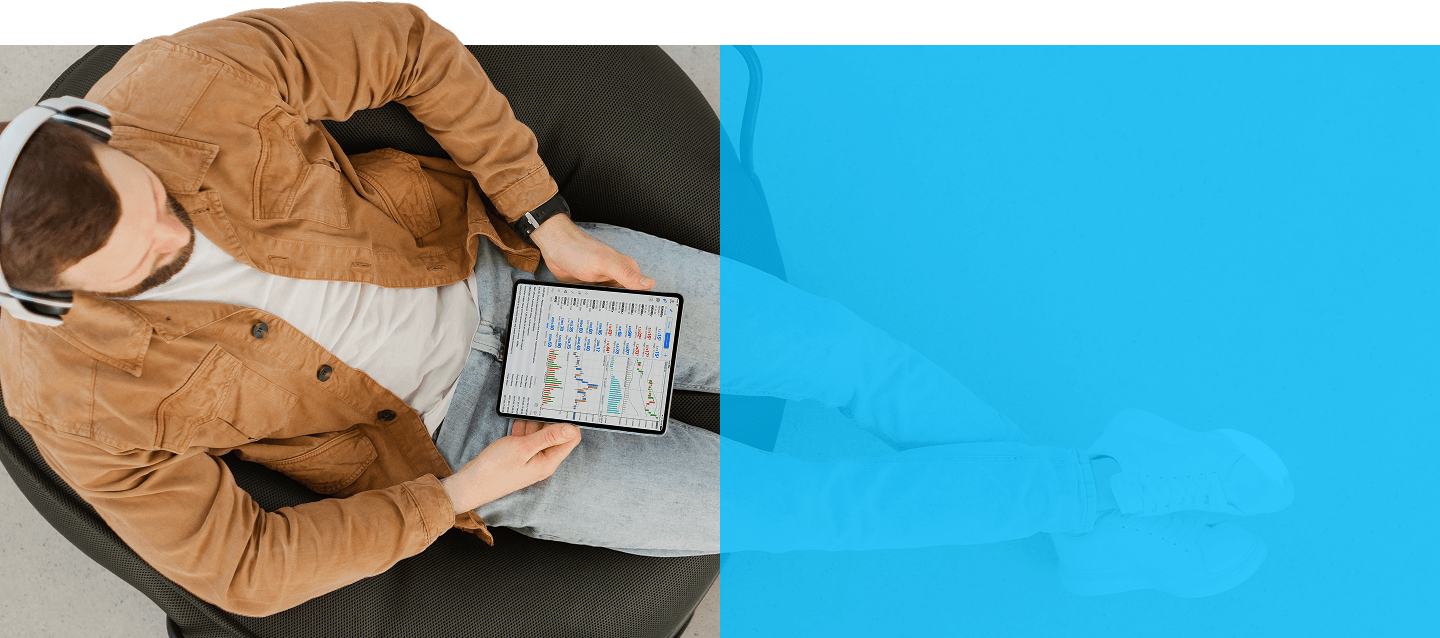 Image of person with notepad